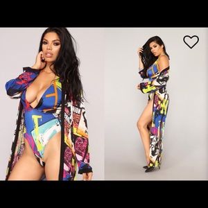 MULTICOLORED SWIMSUIT